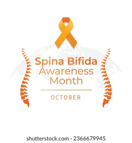 Flyers promoting National Spina Bifida Awareness Month or associated events can utilize vector pictures concerning National Spina Bifida Awareness Month. design of a flyer, a celebration.