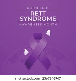Flyers promoting Rett Syndrome Awareness Month or associated events can utilize Rett Syndrome Awareness Month vector illustrations. design of a flyer, a celebration. svg