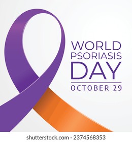 Flyers promoting World Psoriasis Day or other events can utilize World Psoriasis Day vector graphics. design of a flyer, a celebration.