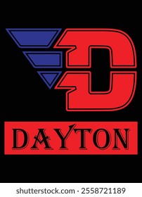 Flyers UD Basketball Dayton Design