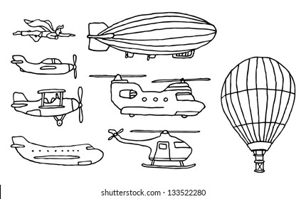 Flying / Air vehicles set