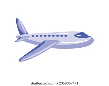 flying aircraft icon isolated vector