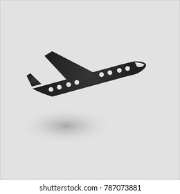 Icono del avión volador