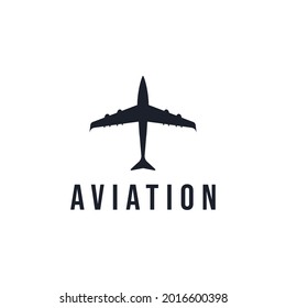 Ilustración vectorial del icono del avión volador.