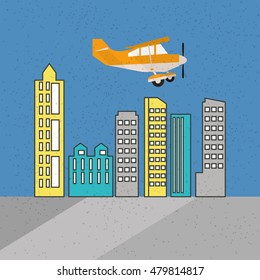 flying airplane image 