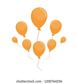 flying balloons decoration