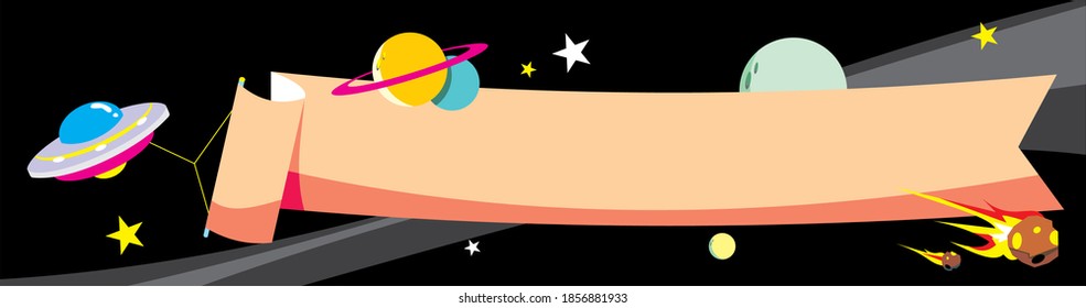 flying banner ufo for special event