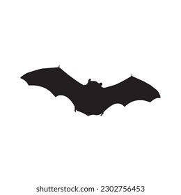 flying bat icon design template vector isolated illustration