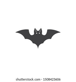 Flying bat icon. flat simple pictogram. Bat vector illustration