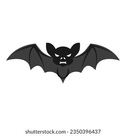 Flying bat icon vector on trendy style for design and print
