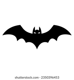 Flying bat icon vector on trendy style for design and print