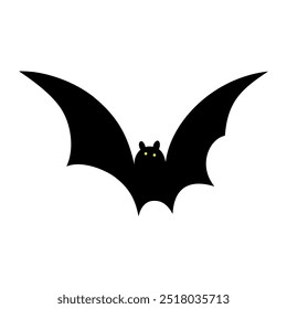 Flying Bat Illustration. Preparing for a Halloween Day Party