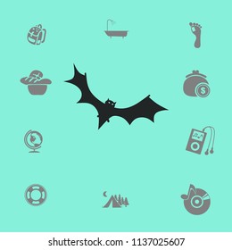 flying bat vector illustration