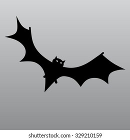 flying bat vector illustration