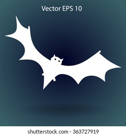 flying bat vector illustration