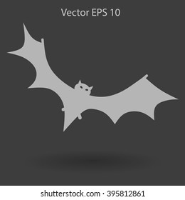 flying bat vector illustration