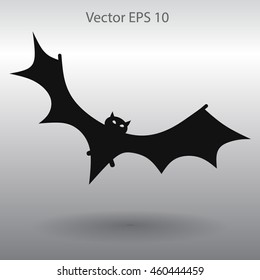 flying bat vector illustration