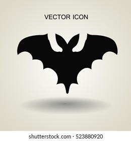 flying bat vector illustration