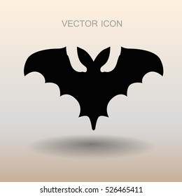 flying bat vector illustration