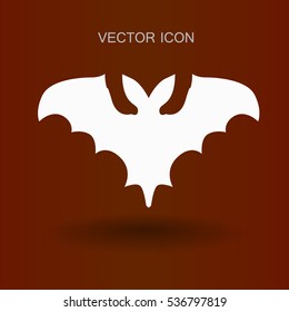 flying bat vector illustration