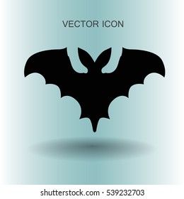 flying bat vector illustration