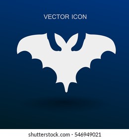 flying bat vector illustration