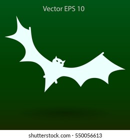 flying bat vector illustration