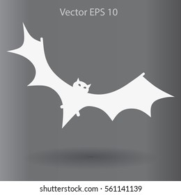 flying bat vector illustration