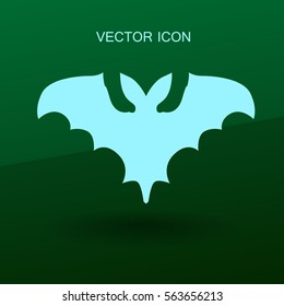 flying bat vector illustration