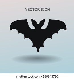 flying bat vector illustration