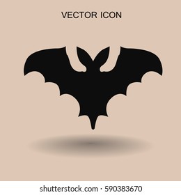 flying bat vector illustration