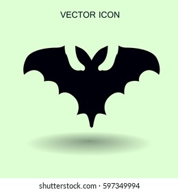 ilustración de vector de murciélago volante