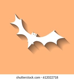 flying bat vector illustration