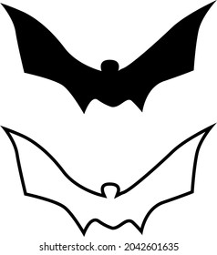 Flying bats for the Halloween season.
