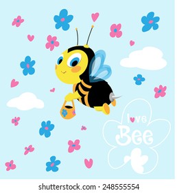 Flying bee
