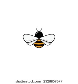 gráficos vectoriales del logotipo de la abeja volante