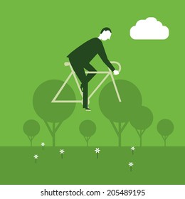 Flying bike