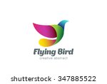 Flying Bird Abstract Logo design vector template.
Colorful Dove creative Logotype icon.