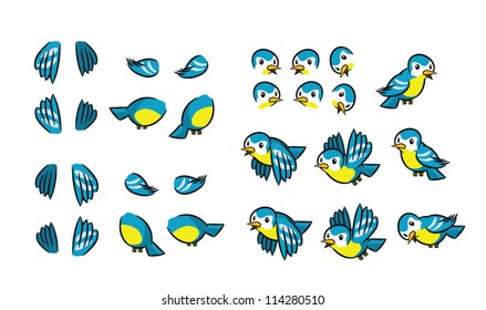 Flying Bird Animation Frames