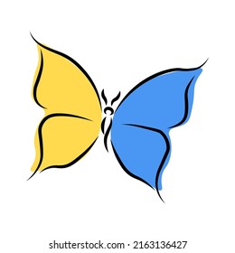 Flying bird continuous line drawing element isolated on white background for logo or decorative element. Vector illustration of animal form in trendy outline style