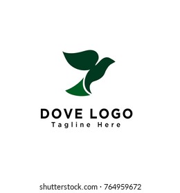 Flying bird dove logo