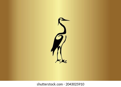 Flying Bird Feather Basic and elegant minimal artistic design initial based Icon logo-vector
