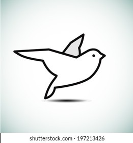 Flying Bird Icon