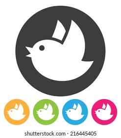 icono de ave voladora 
