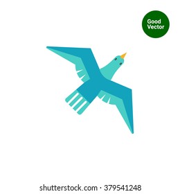 Flying bird icon 