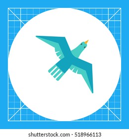 Flying bird icon 