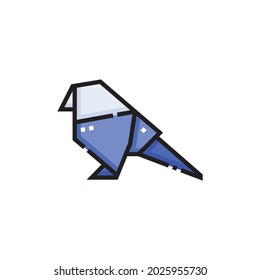 flying  bird icon symbol illustration shape element vector design