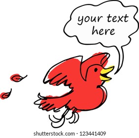 Flying bird Illustration