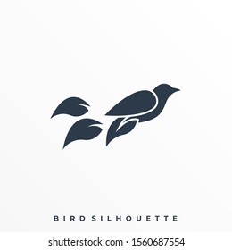 Flying Bird Illustration Vector Template, Suitable for Creative Industry, Multimedia, entertainment, Educations, Shop, and any related business