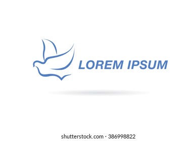 flying bird logo